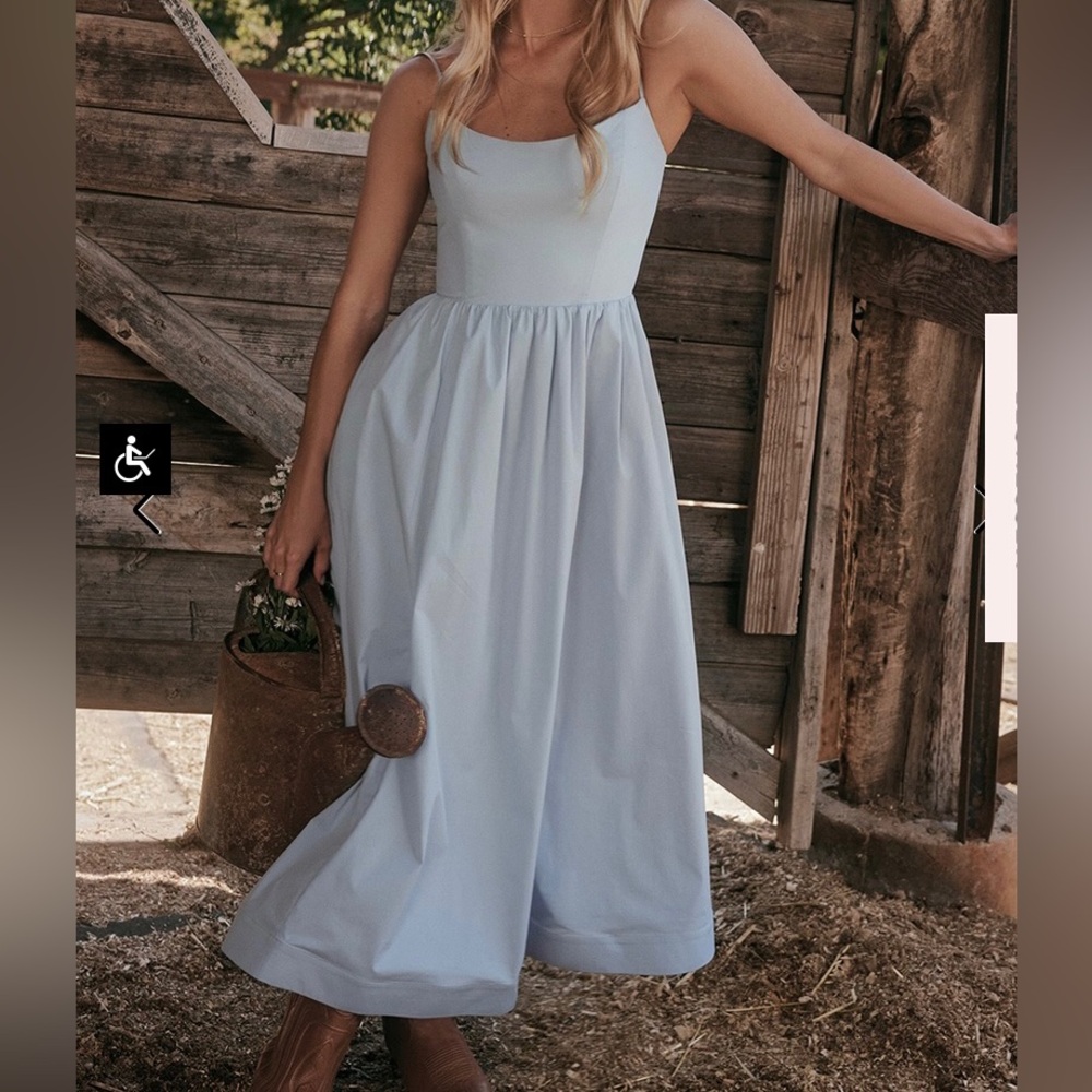 Bustier Empire Waist Country Summer Dress